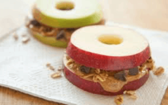 10 Healthy After-School Snack Ideas Apple and nut butter sandwiches